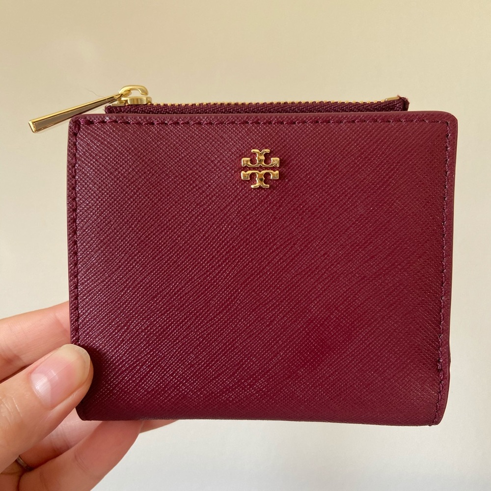 **SOLD**Tory Burch Robinson Mini Wallet Imperial - Picture 1 of 5